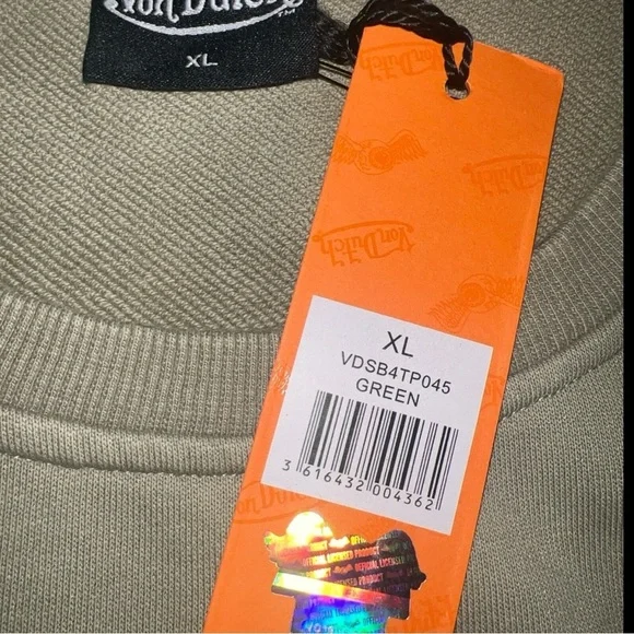 Von Dutch Men’s SAGE FRENCH TERRY CREW NECK
SWEATER/Pullover | NEW/NWT!!🤎🤎 - Picture 6 of 9